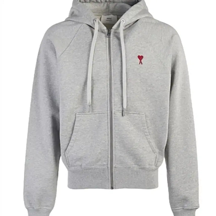 [BUNJANG] Ami Zip-Up Hoodie Sealed / 아미(Ami) 후드집업(미개봉새상품)