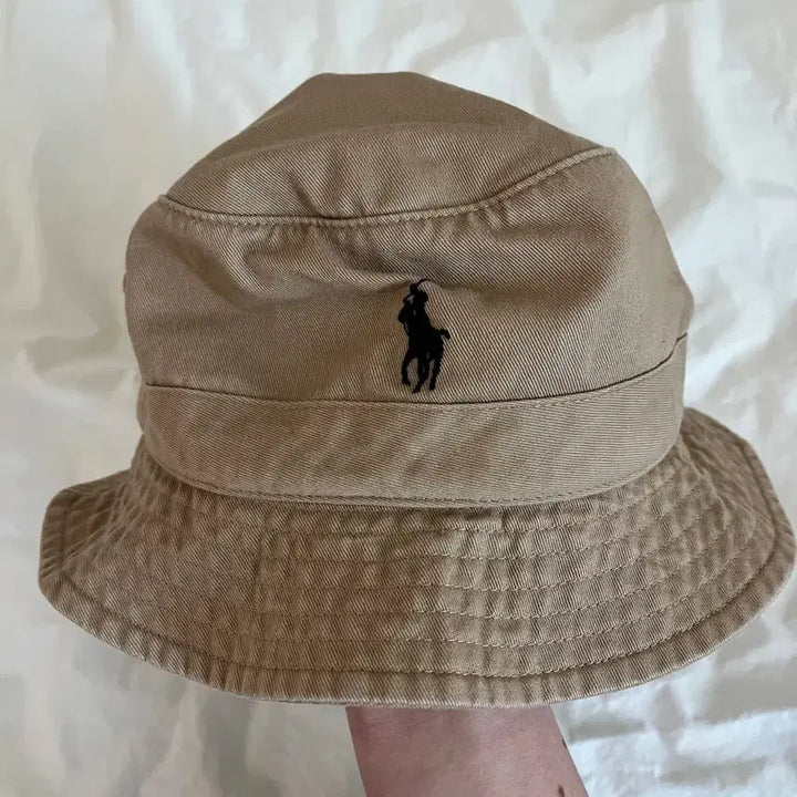 [BUNJANG] Polo Cotton Chino Bucket Hat / [L,XL]폴로 코튼치노버킷햇 (QR인증가능)