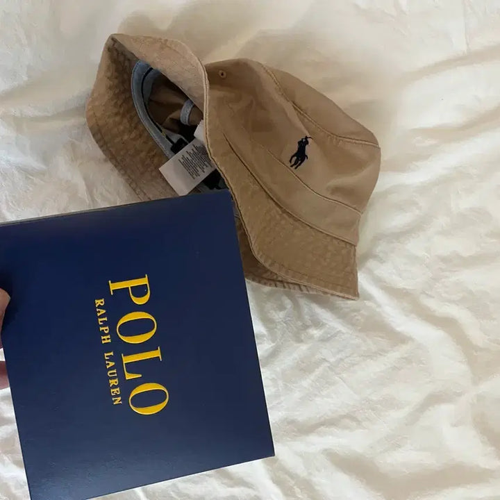 [BUNJANG] Polo Cotton Chino Bucket Hat / [L,XL]폴로 코튼치노버킷햇 (QR인증가능)