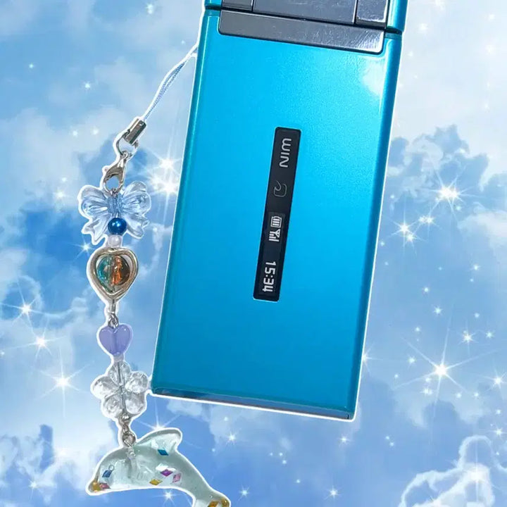 [BUNJANG] Sanyo Mock-up Phone / 일본 블루 목업폰 산요폰 고전 폴더폰