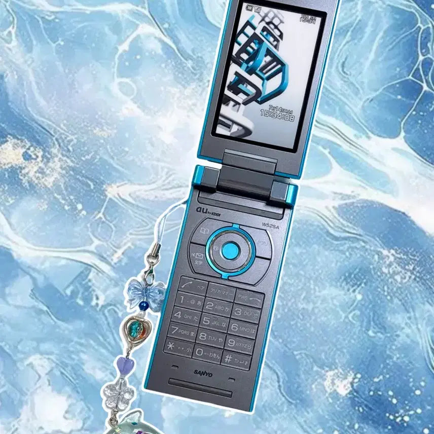 [BUNJANG] Sanyo Mock-up Phone / 일본 블루 목업폰 산요폰 고전 폴더폰