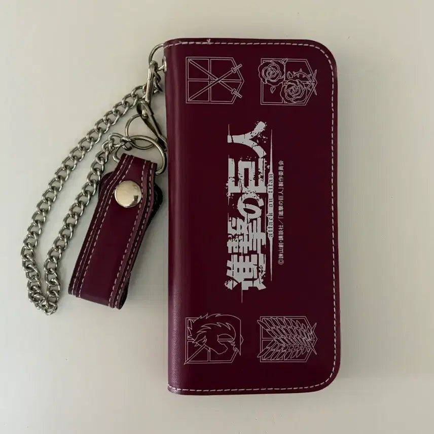 [BUNJANG] Attack on Titan Mikasa Chain Wallet / 급처|진격의 거인 미카사 반지갑 체인 지갑