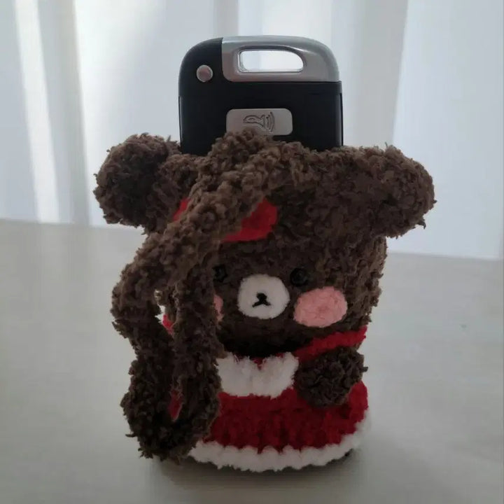 [BUNJANG] Bear Car Key Case / 곰돌이 차키 케이스