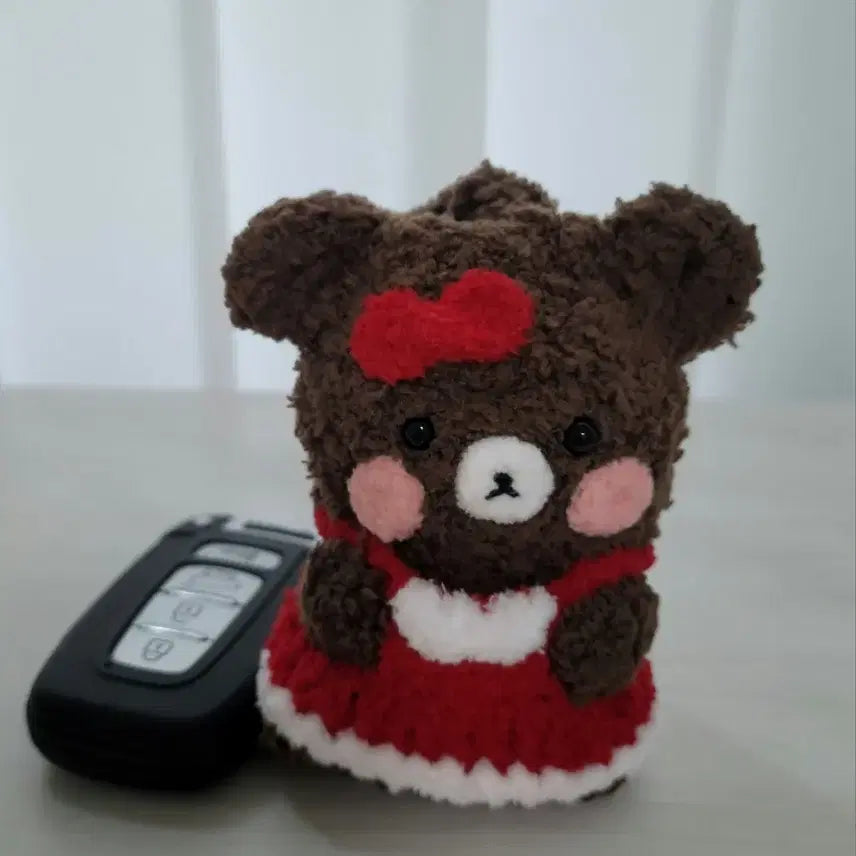 [BUNJANG] Bear Car Key Case / 곰돌이 차키 케이스