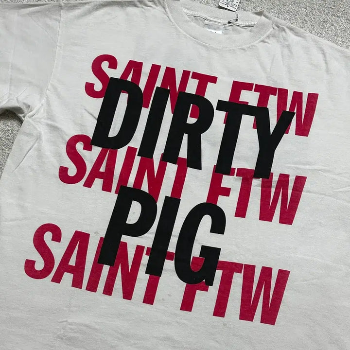 [BUNJANG] Saint Michael Dirty T-shirt / [2XL] 세인트미카엘 DIRTY 티셔츠