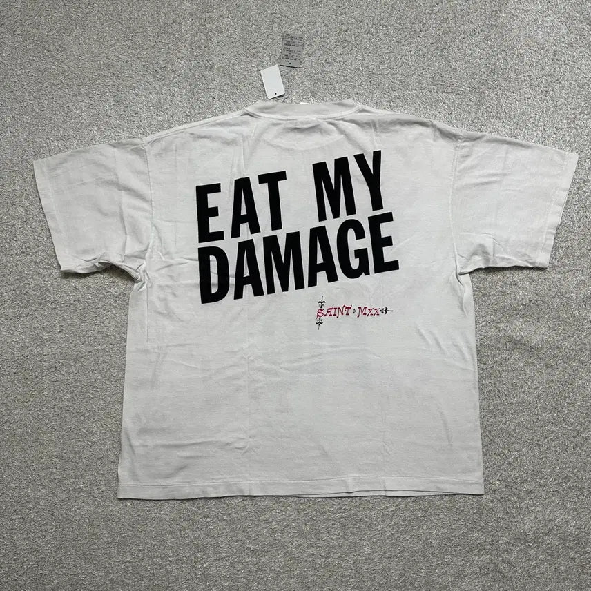 [BUNJANG] Saint Michael Dirty T-shirt / [2XL] 세인트미카엘 DIRTY 티셔츠