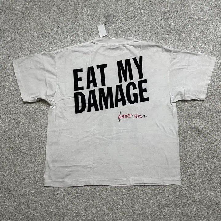 [BUNJANG] Saint Michael Dirty T-shirt / [2XL] 세인트미카엘 DIRTY 티셔츠