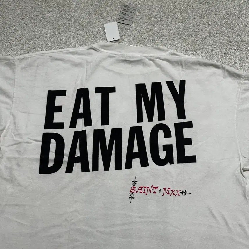 [BUNJANG] Saint Michael Dirty T-shirt / [2XL] 세인트미카엘 DIRTY 티셔츠
