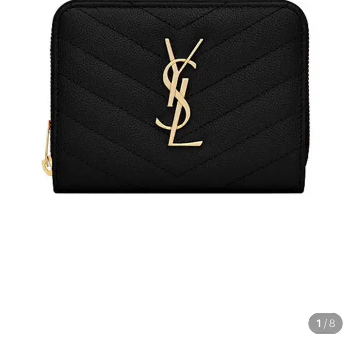 [BUNJANG] YSL Matelasse Zip Wallet / [정품 새상품] 입생로랑 마틀라세 지퍼 반지갑