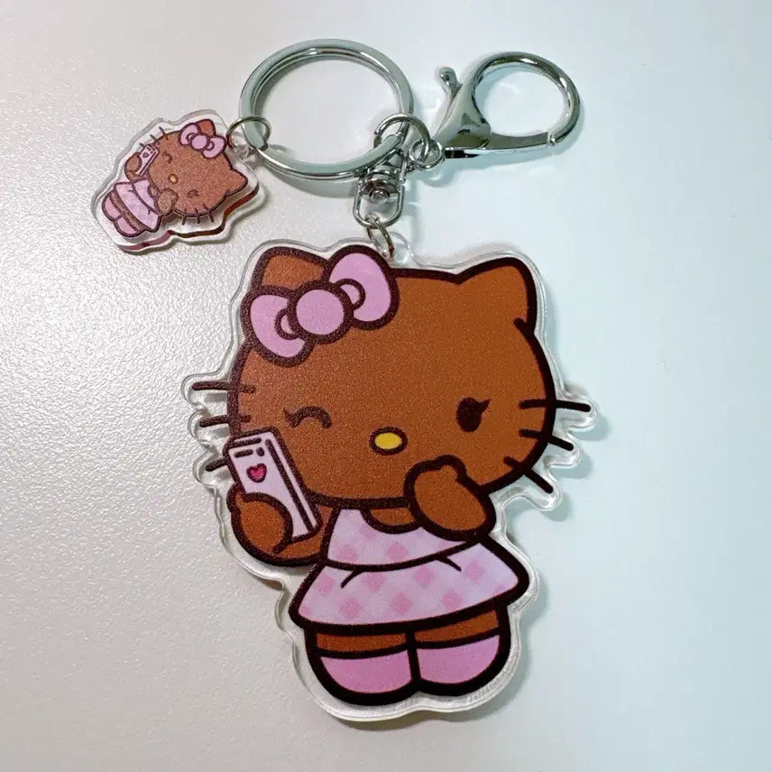[BUNJANG] Kitty Keyring 3-Piece Set / 태닝 키티 키링 3종