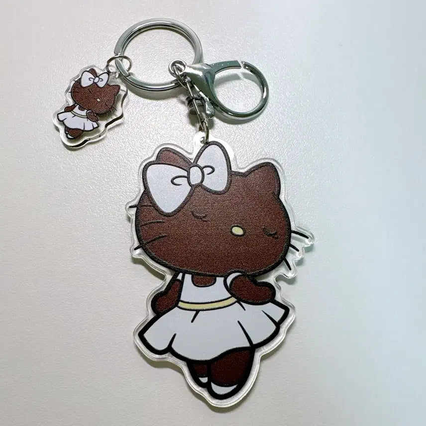 [BUNJANG] Kitty Keyring 3-Piece Set / 태닝 키티 키링 3종