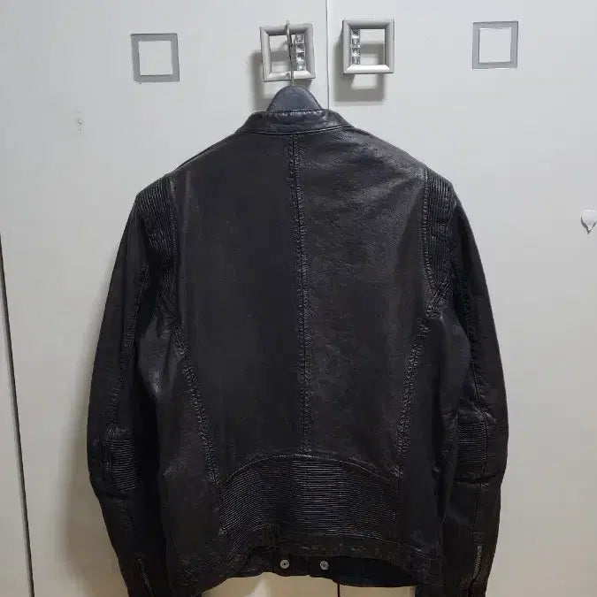 [BUNJANG] Diesel Leather Rider Jacket / 정품 디젤(DIESEL) 레더 가죽 라이더 자켓