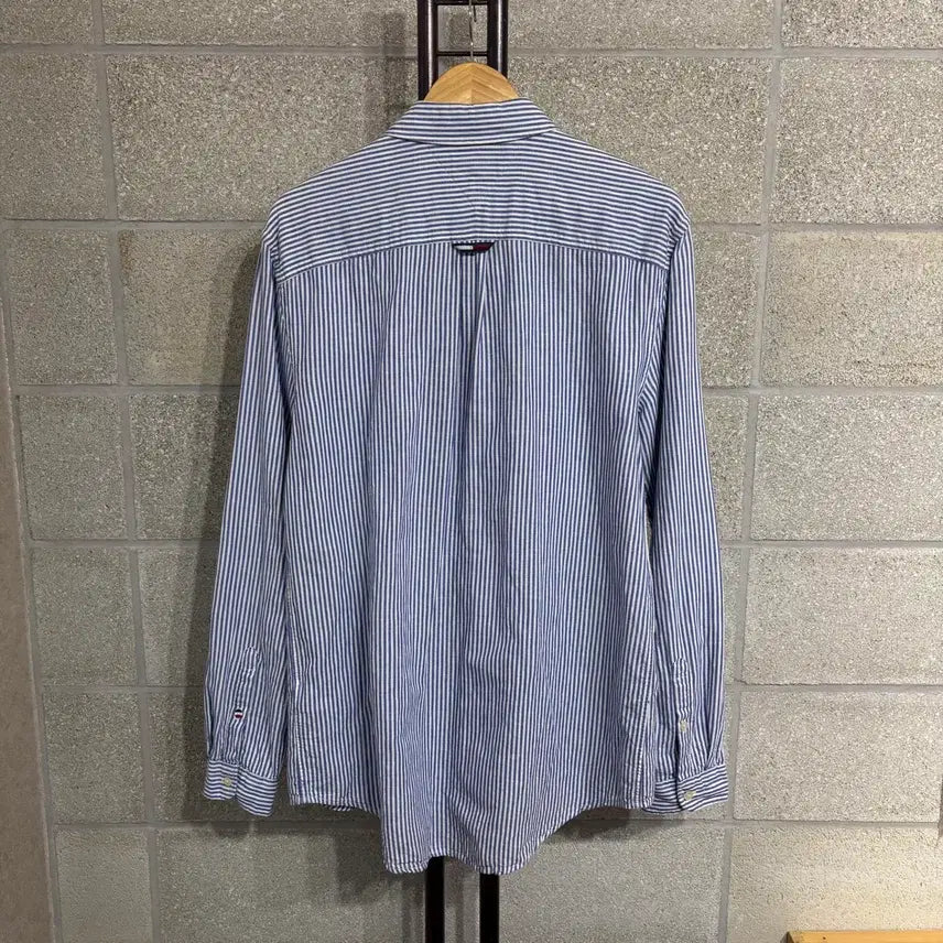 [BUNJANG] Striped Shirt L / 타미진스 스트라이프 셔츠 L(ns165 남방 긴팔 티셔츠 레귤러핏