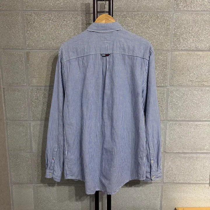 [BUNJANG] Striped Shirt L / 타미진스 스트라이프 셔츠 L(ns165 남방 긴팔 티셔츠 레귤러핏