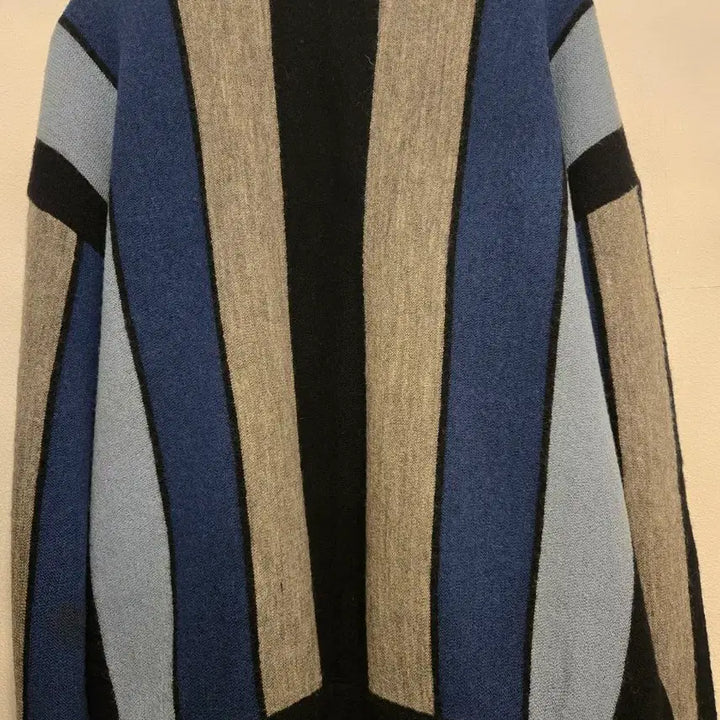 [BUNJANG] Lacoste Men's Striped Wool Cardigan / 라코스테 스트라이프 울 가디건100%울 라코스테 남성 스트라이프 가디건