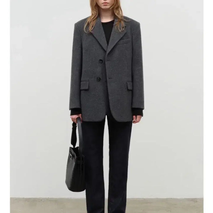 [BUNJANG] Dunst Unisex Blazer Wool Jacket (XS) / 던스트 유니섹스 블레이저 울 자켓(XS)
