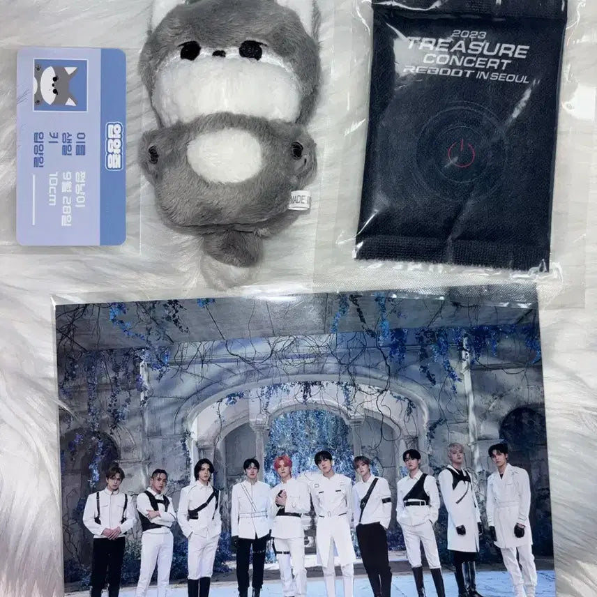 트레저 박정우 쩡냥이 인형 10cm 콘서트 포카 포토카드