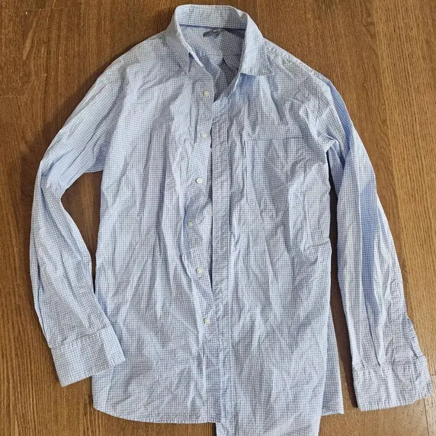 [BUNJANG] Uniqlo Checked Shirt / 남성 유니클로 체크 남방 셔츠 라지사이즈