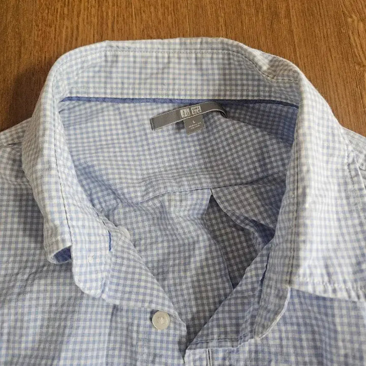 [BUNJANG] Uniqlo Checked Shirt / 남성 유니클로 체크 남방 셔츠 라지사이즈