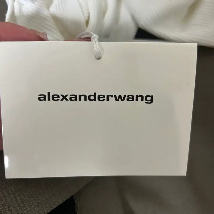 [BUNJANG] Alexander Wang V-Neck Chain Knit Top / 알렉산더왕 브이넥 체인 반팔 니트 -미착용새상품,택포함-