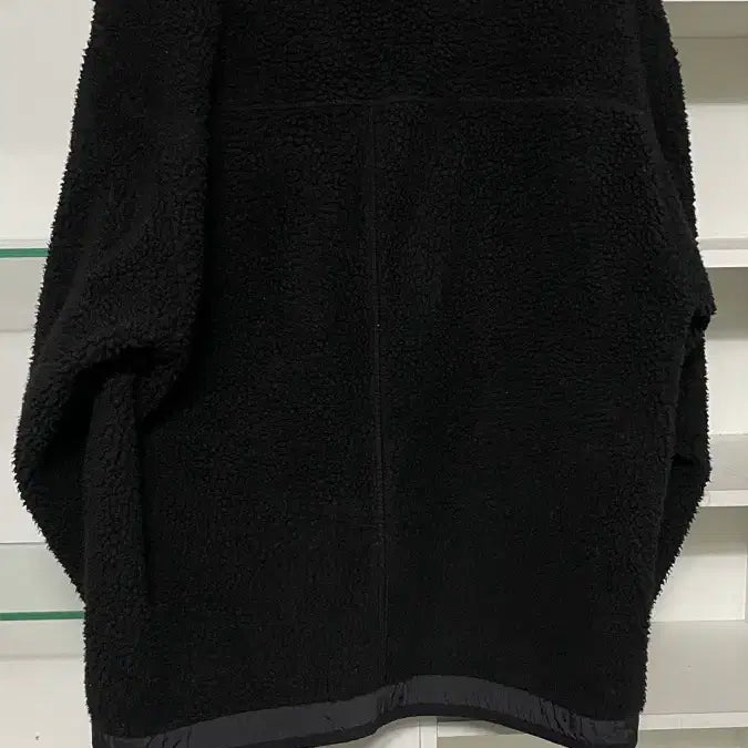 [BUNJANG] FILA Fleece Jacket / FILA 휠라 검정색 뽀글이 플리스 자켓 L 100