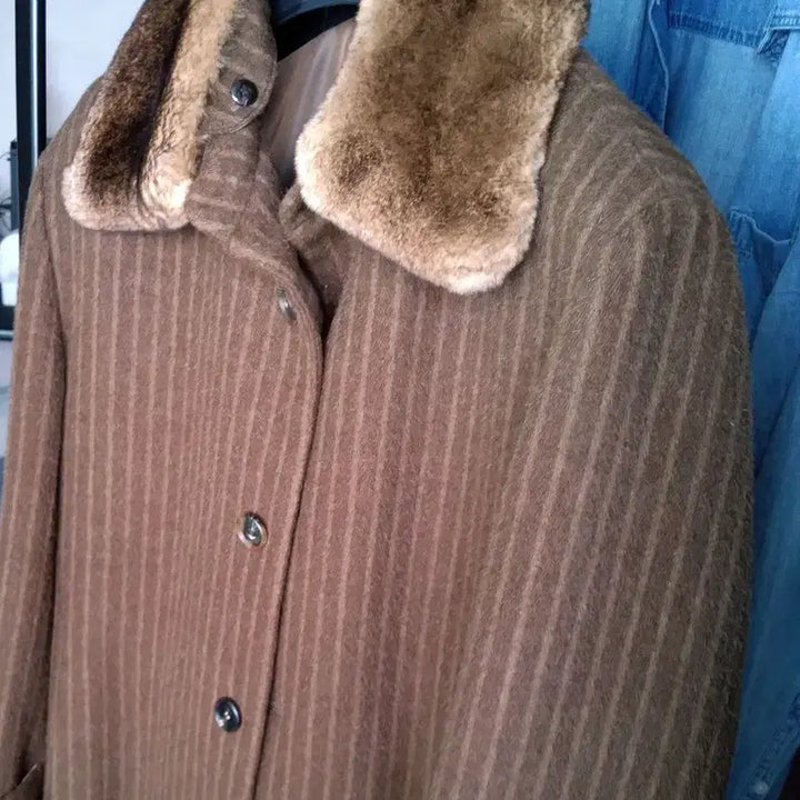 [BUNJANG] Paco Rabanne Alpaca Coat / 파코라반 알파카코트 95 정가60만 모피탈부착가능 모96%