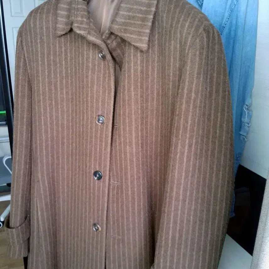 [BUNJANG] Paco Rabanne Alpaca Coat / 파코라반 알파카코트 95 정가60만 모피탈부착가능 모96%