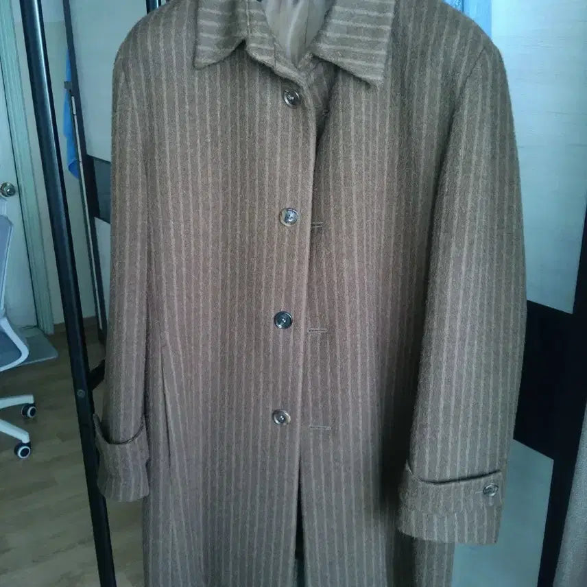 [BUNJANG] Paco Rabanne Alpaca Coat / 파코라반 알파카코트 95 정가60만 모피탈부착가능 모96%