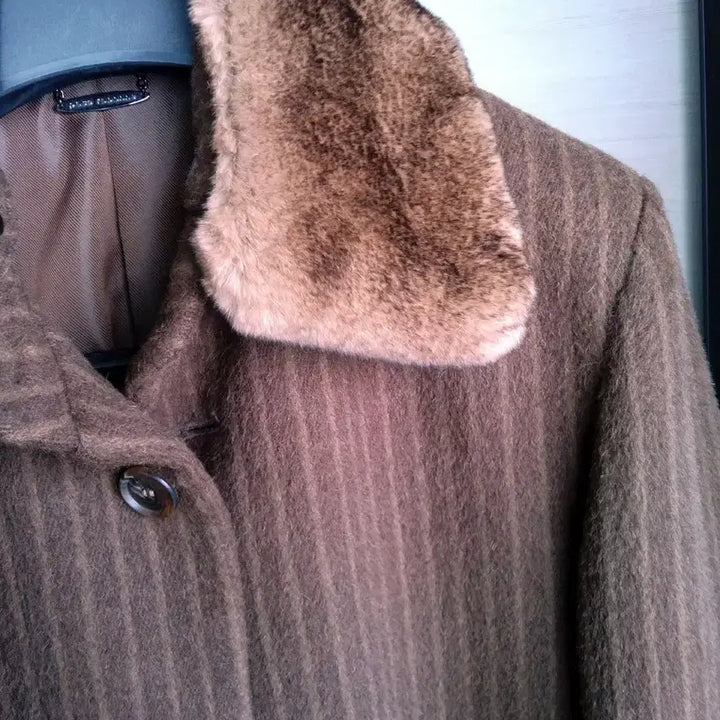 [BUNJANG] Paco Rabanne Alpaca Coat / 파코라반 알파카코트 95 정가60만 모피탈부착가능 모96%