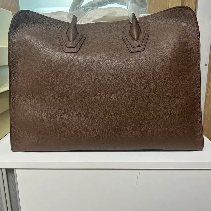 [BUNJANG] Time Leather Square Bag Dark Brown / 한섬) 타임 레더스퀘어백 다크브라운 -미착용새상품-