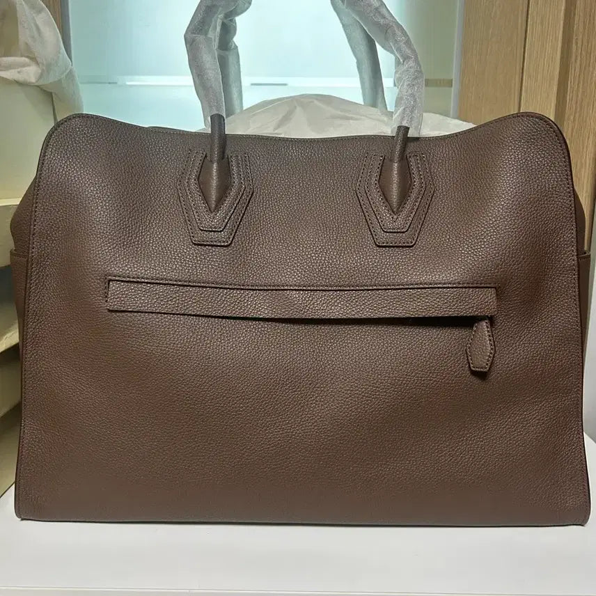[BUNJANG] Time Leather Square Bag Dark Brown / 한섬) 타임 레더스퀘어백 다크브라운 -미착용새상품-