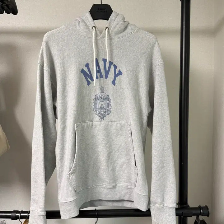 [BUNJANG] Outstanding Navy Hoodie S / 아웃스탠딩 후드 S