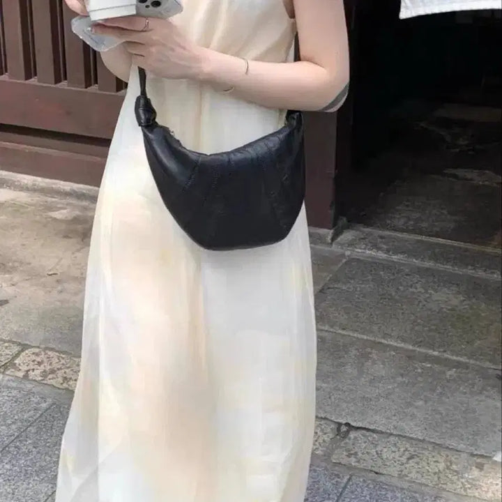 [BUNJANG] Croissant Bag Crossbody Bag / 크루아상 가방 흰색/검정/갈색 새것