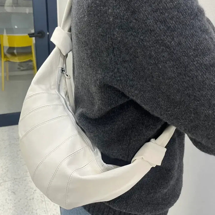 [BUNJANG] Croissant Bag Crossbody Bag / 크루아상 가방 흰색/검정/갈색 새것