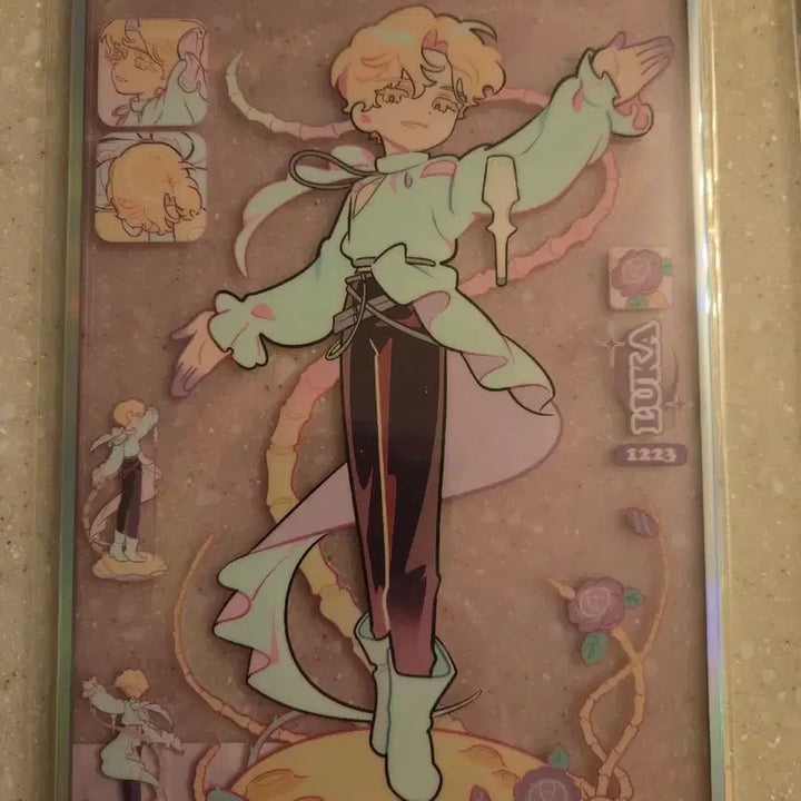 [BUNJANG] ATEEZ Character Acrylic Color Page / 에이스테 캐릭터 아크릴 색지 3종