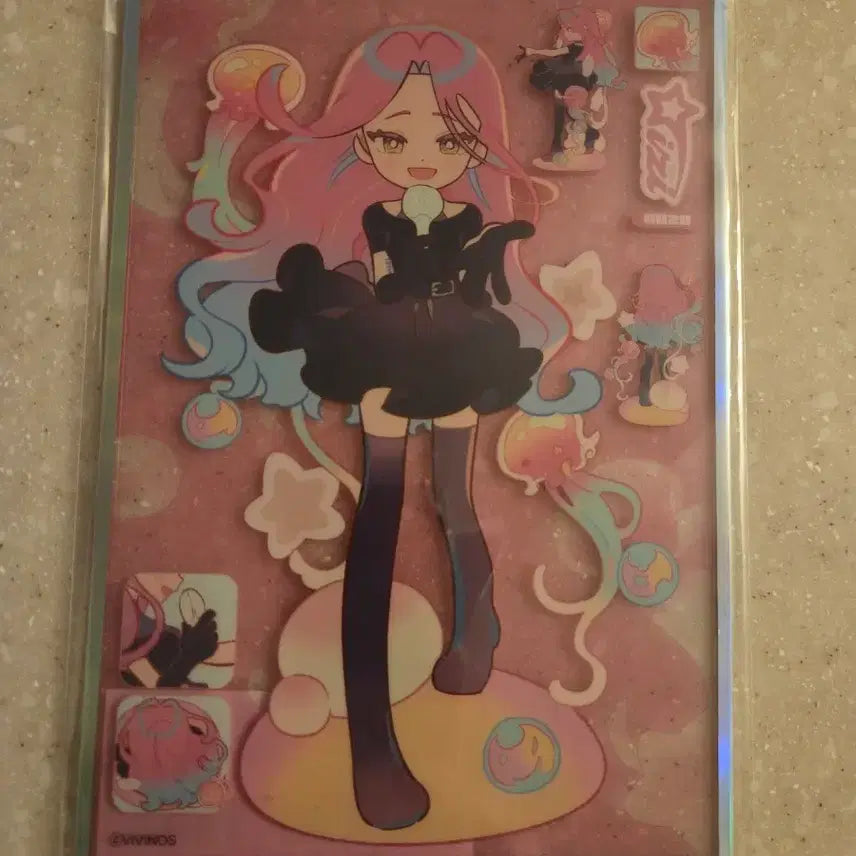 [BUNJANG] ATEEZ Character Acrylic Color Page / 에이스테 캐릭터 아크릴 색지 3종