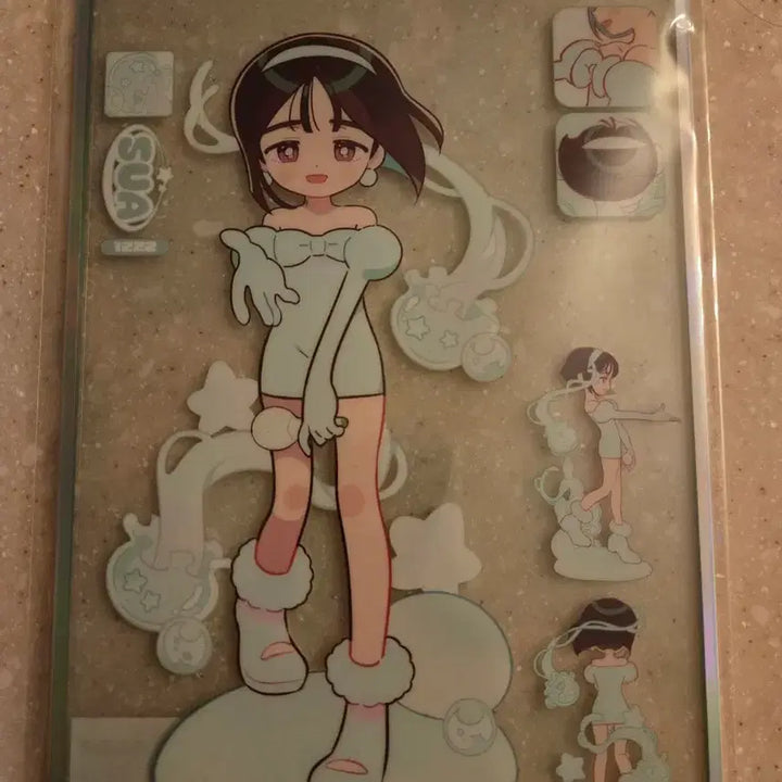 [BUNJANG] ATEEZ Character Acrylic Color Page / 에이스테 캐릭터 아크릴 색지 3종