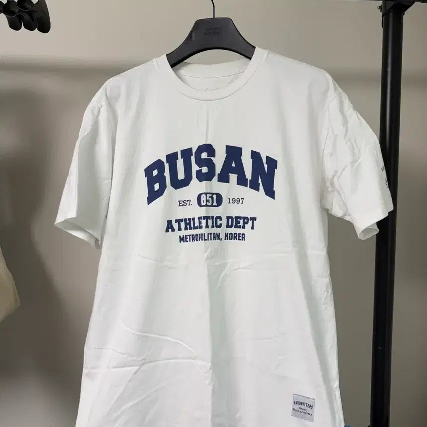 [BUNJANG] Hard Hitters Busan White T-shirt XL / 하드히터스 부산 반팔 티셔츠 화이트 XL