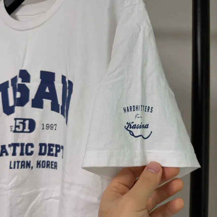 [BUNJANG] Hard Hitters Busan White T-shirt XL / 하드히터스 부산 반팔 티셔츠 화이트 XL