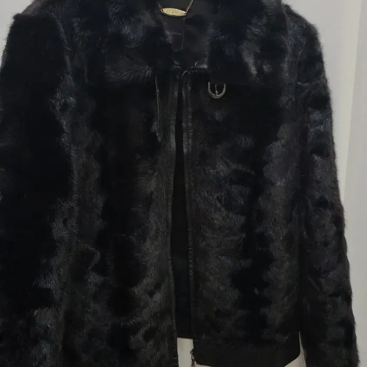 [BUNJANG] Black Mink Short Jacket / 올블랙 숏 밍크 자켓