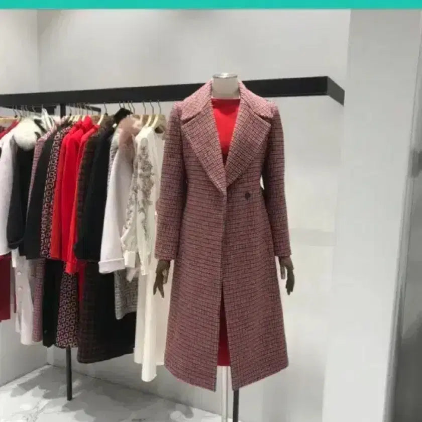 [BUNJANG] Mojo S.Phine Check Long Belted Coat 66 Size / 마지막 세일 ) 모조에스핀 체크 롱 벨티드 코트 66사이즈