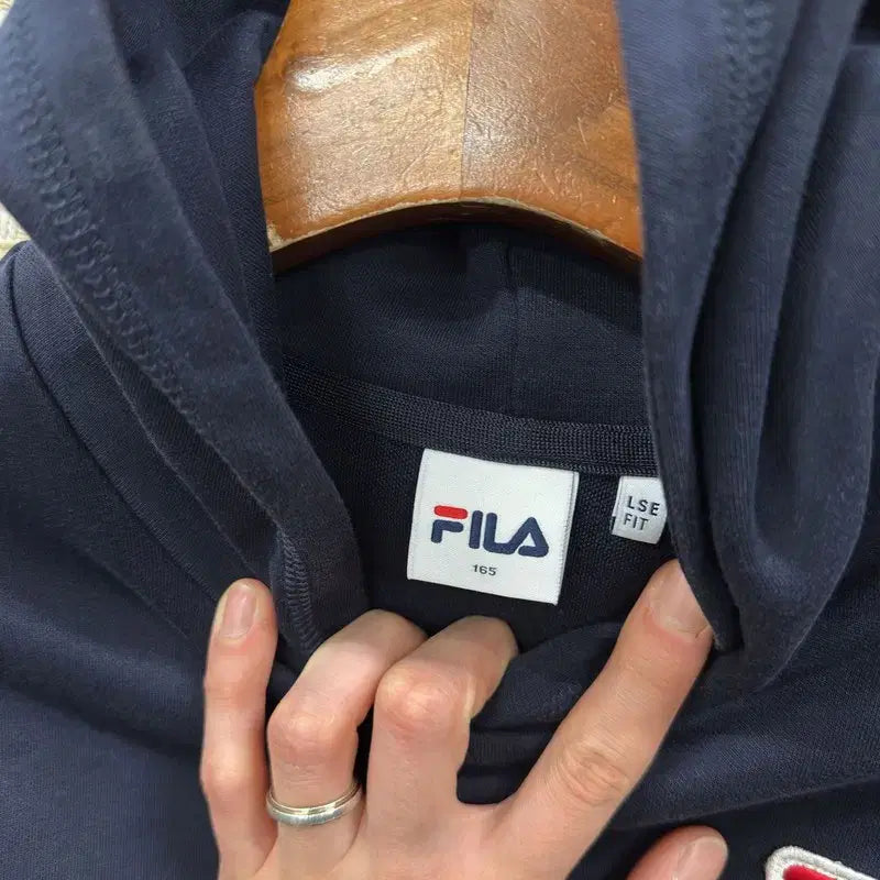 [BUNJANG] Fila M09135 Hoodie / 필라 자수로고 캐주얼 후드티 90 M09135