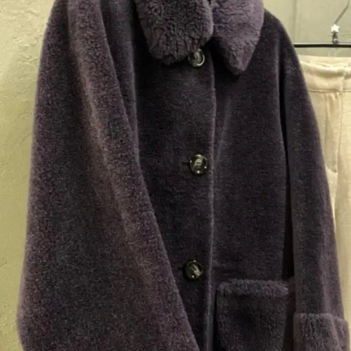 [BUNJANG] Kahl Lagerfeld Shearling Mouton Jacket 88 / 칼라거펠트 양모 양털 무스탕 88