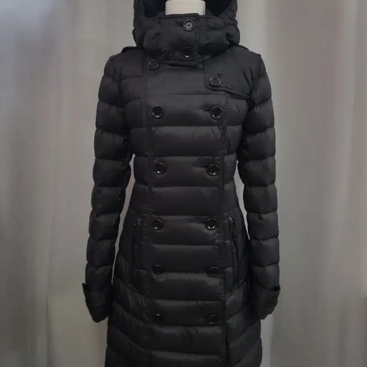 [BUNJANG] Burberry Goose Down Long Padded Jacket / 버버리 구스 롱 패딩