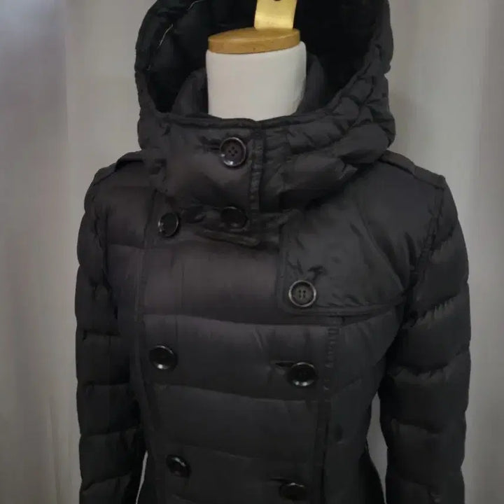 [BUNJANG] Burberry Goose Down Long Padded Jacket / 버버리 구스 롱 패딩
