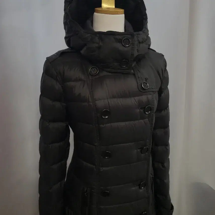 [BUNJANG] Burberry Goose Down Long Padded Jacket / 버버리 구스 롱 패딩