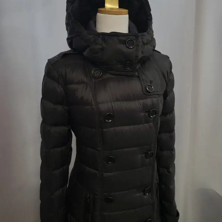 [BUNJANG] Burberry Goose Down Long Padded Jacket / 버버리 구스 롱 패딩