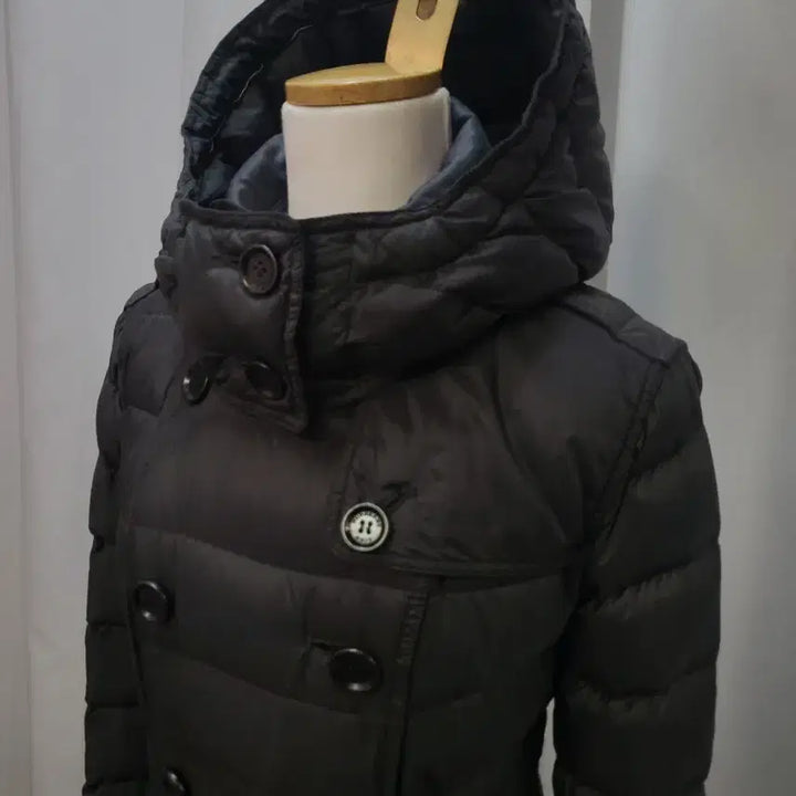 [BUNJANG] Burberry Goose Down Long Padded Jacket / 버버리 구스 롱 패딩