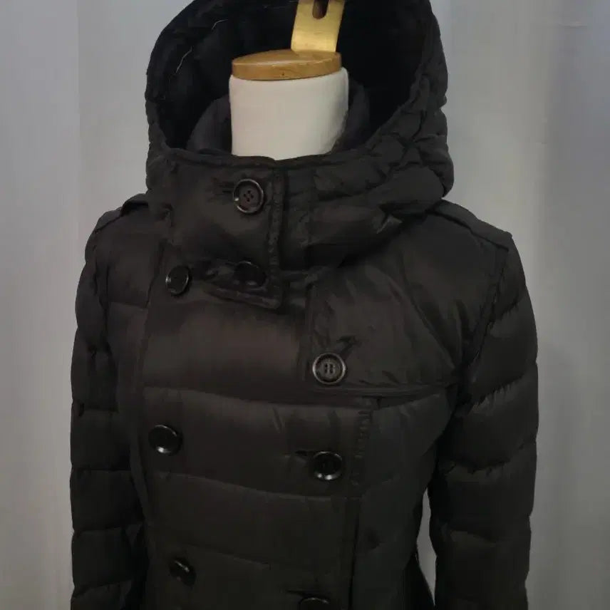 [BUNJANG] Burberry Goose Down Long Padded Jacket / 버버리 구스 롱 패딩