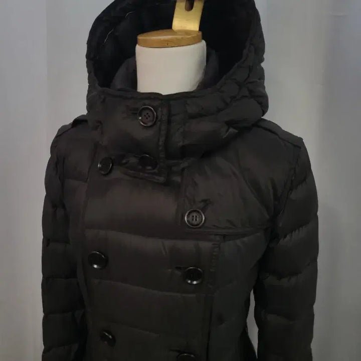 [BUNJANG] Burberry Goose Down Long Padded Jacket / 버버리 구스 롱 패딩
